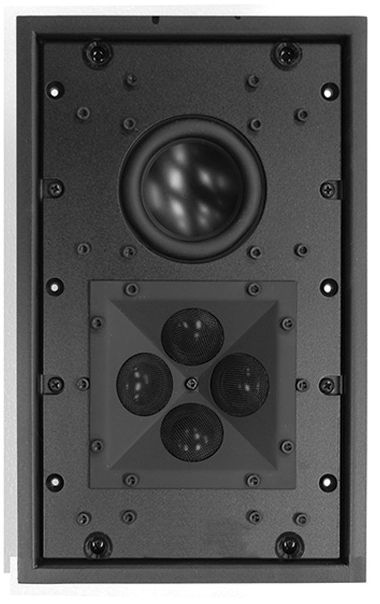 James Loudspeaker® QX Series 3” White 2-Way Shallow Depth In-Wall Speaker
