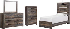 Signature Design by Ashley® Drystan 3-Piece Multi Twin Panel Bed Set