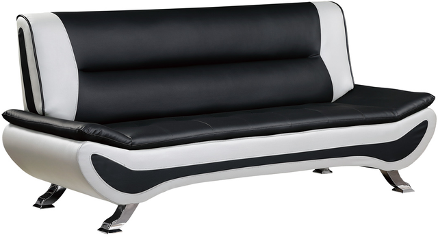 Homelegance® Veloce Black/White Sofa