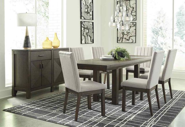 Millennium® by Ashley Dellbeck Brown Rectangle Dining Room Extension Table 6