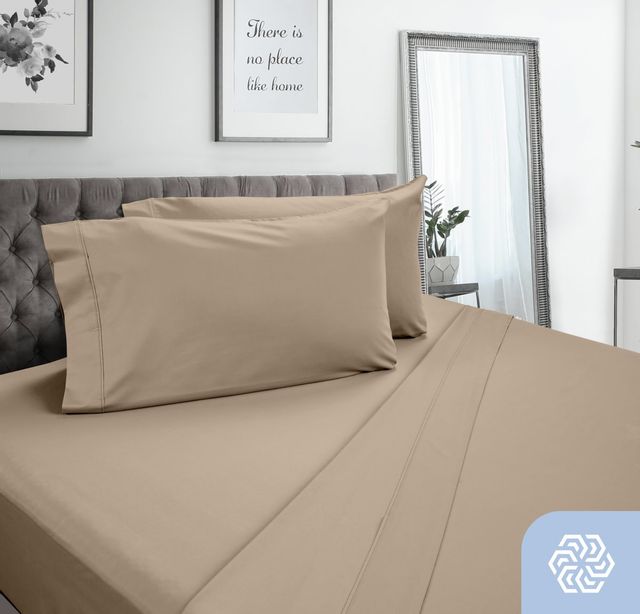DreamFit® DreamCool™ Pima Cotton Taupe King Extra Pillowcase 2