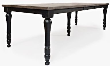 Jofran Inc. Madison County Black Rectangle Extension Table