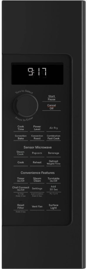 GE Profile™ 1.7 Cu. Ft. Black Over The Range Microwave 2