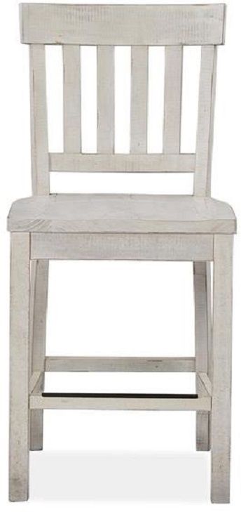 Magnussen® Home Bellamy Alabaster Counter Height Chair 2