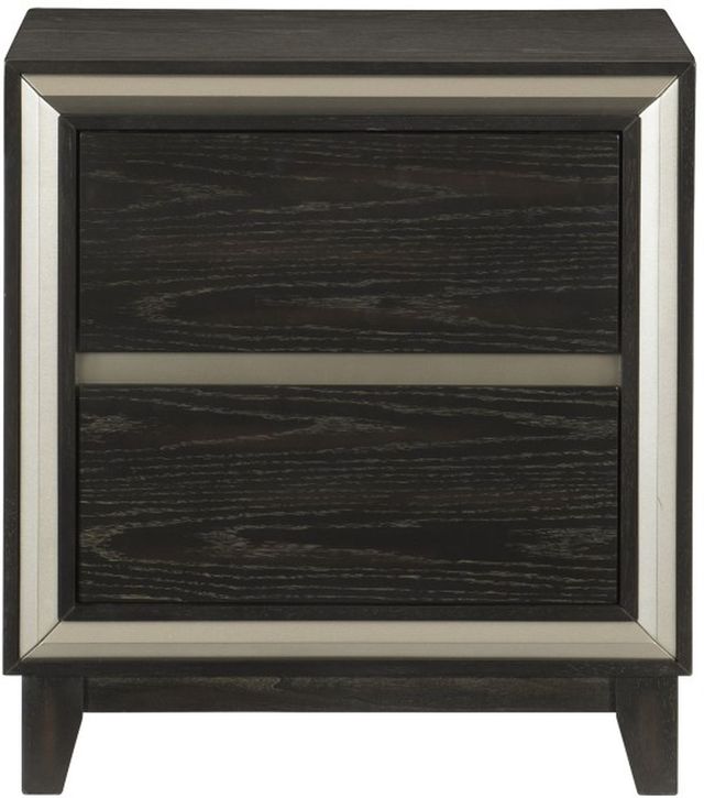 Mazin Furniture Grant Ebony Nightstand-1536-4 | Old McDonald's ...