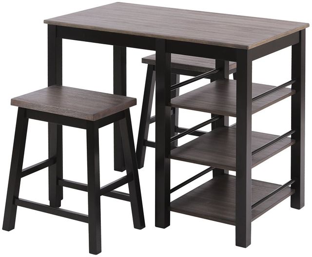 Stein World McConnell Grey Brown Acacia for Top Dining Set 0