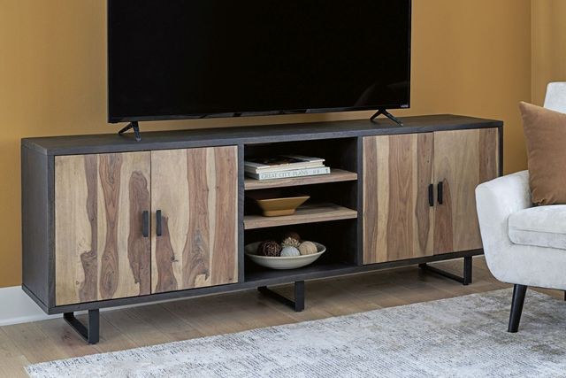 Signature Design by Ashley® Bellwick Natural/Brown Accent Cabinet 5