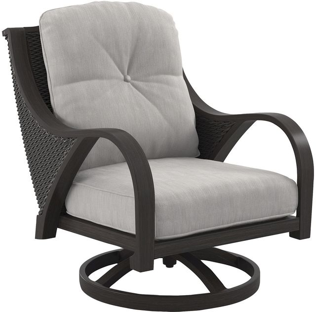 Signature Design by Ashley® Marsh Creek Brown Swivel Lounge Chair  0