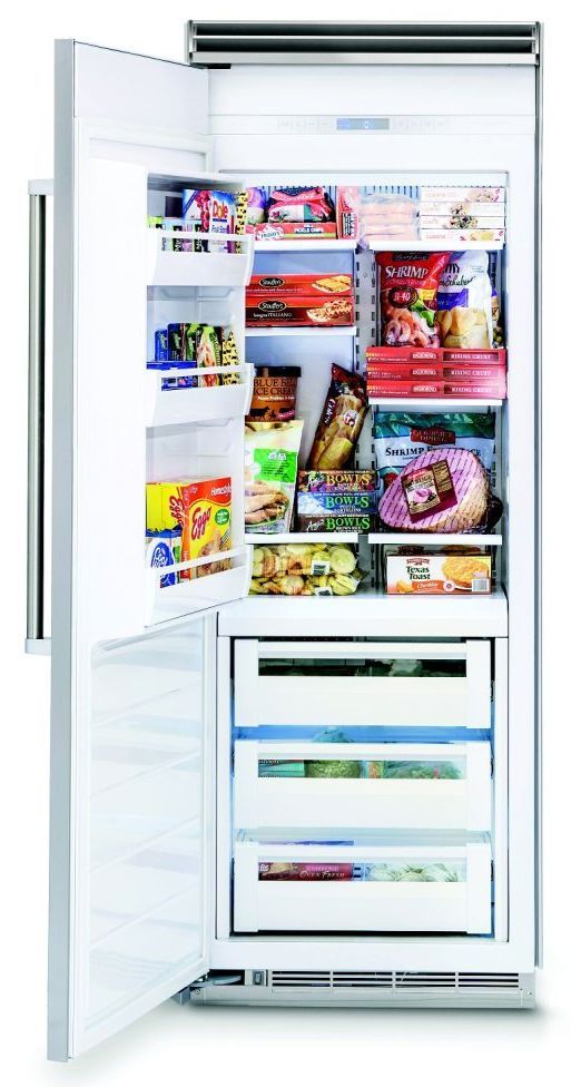 Viking® 5 Series 15.9 Cu. Ft. Stainless Steel Built In All Freezer-2