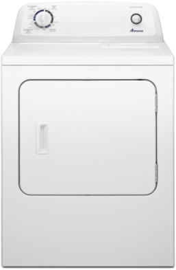 Amana® 6.5 Cu. Ft. White Front Load Electric Dryer 0