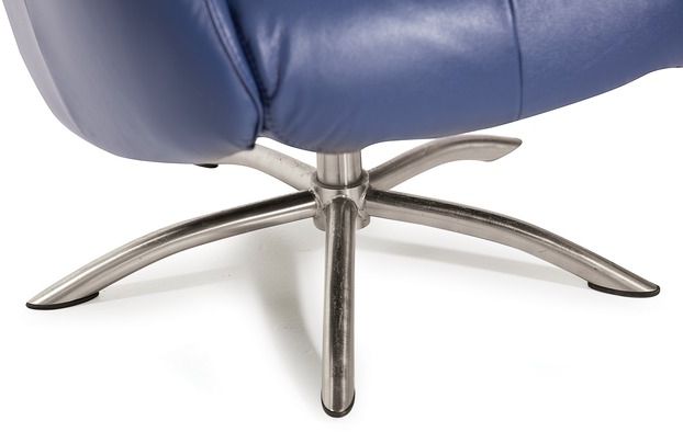 Palliser® Furniture Q05 Quantum Blue Chair and Ottoman 1