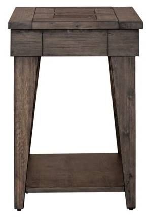Liberty Arrowcreek Weathered Stone Chair Side Table-1