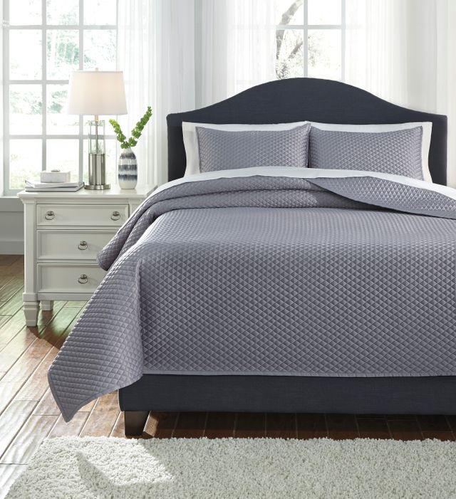 Signature Design by Ashley® Dietrick Gray King Quilt Set-0