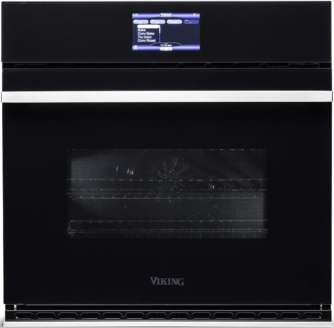 Viking® 6 Series 30" Black Glass Built in Electric Single Oven