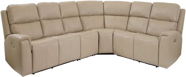 Flexsteel® Jarvis Mica Power Reclining Sectional with Power Headrests