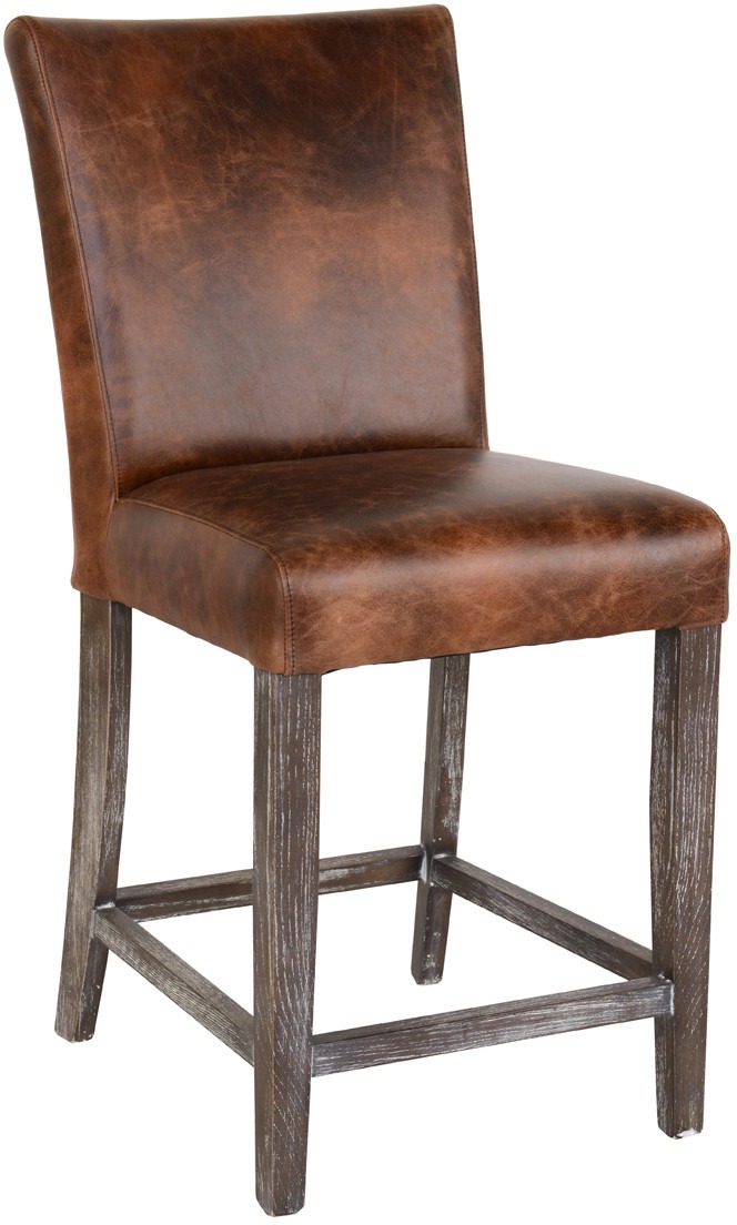 Classic Home Decker Brown Counter Height Stool