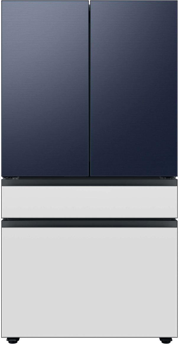 Samsung Bespoke 36" White Glass French Door Refrigerator Bottom Panel 11
