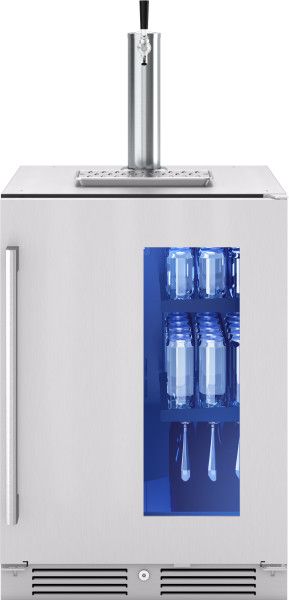 Zephyr Presrv™ 24" Stainless Steel Kegerator & Beverage Cooler-1