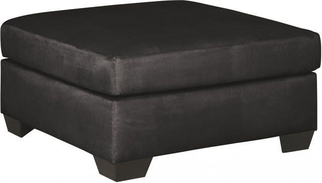 Signature Design by Ashley® Darcy Black Oversized Accent Ottoman 0