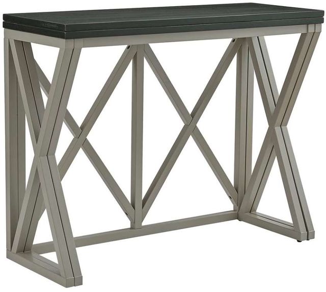 Progressive® Furniture Gateway Street Graphite Counter Height Table with Khaki Base-1
