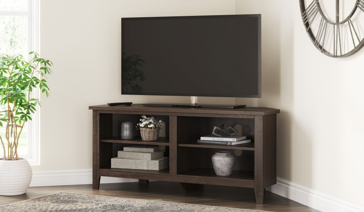 Sunbury corner online tv stand