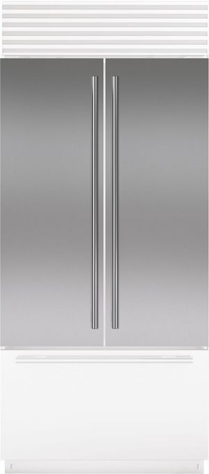 Sub-Zero® Stainless Steel Flush Inset Door Panel
