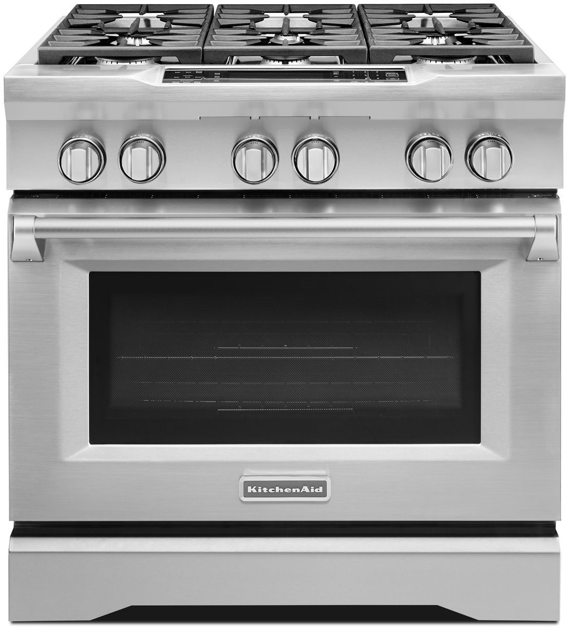 kitchenaid commercial style dual fuel range