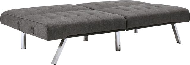 Signature Design by Ashley® Sivley Charcoal Flip Flop Armless Sofa 4