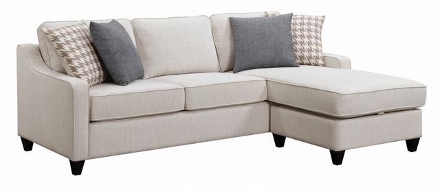 Coaster® McLoughlin Cream Upholstered Sectional