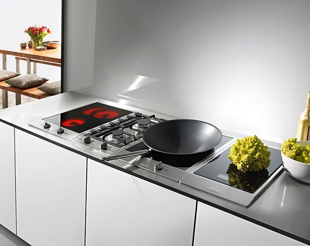 Miele CombiSet™ 15" Stainless Steel Electric Cooktop-2
