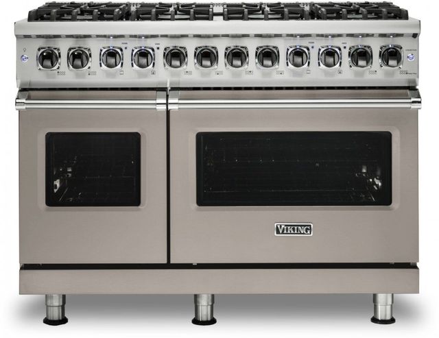 Viking® 5 Series 48" Pacific Grey Pro Style Dual Fuel Natural Gas Range
