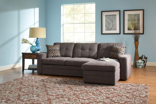 Coaster® Gus Casual Charcoal Sectional 3