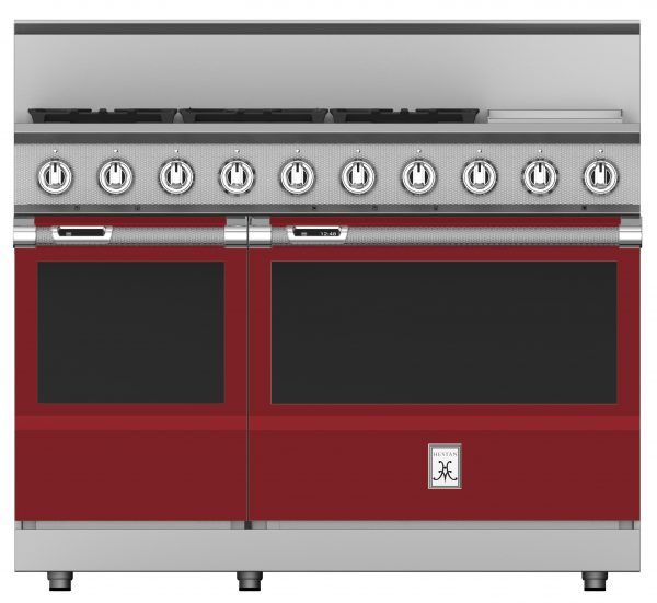 Hestan KRD Series 48" Tin Roof Pro Style Dual Fuel Natural Gas Range with 12" Griddle