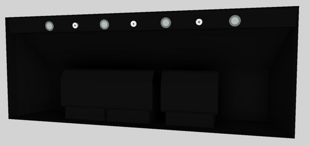 Vent-A-Hood® 60" Wall Mounted Liner Insert-Black 2