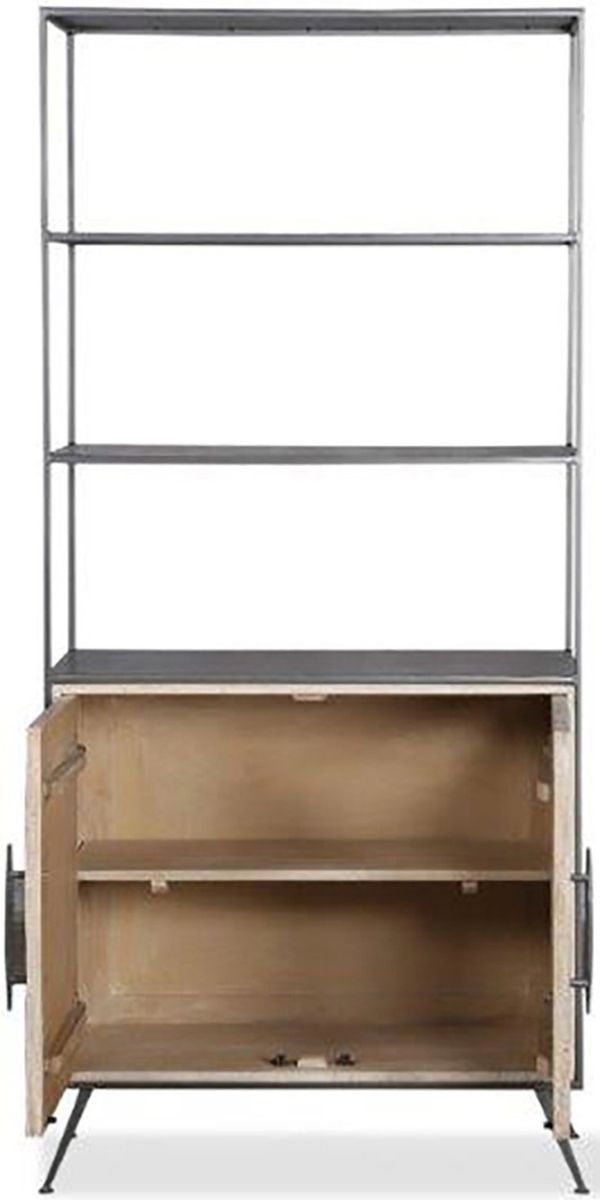 Parker House® Crossings Monaco Weathered Blanc Bookcase 3