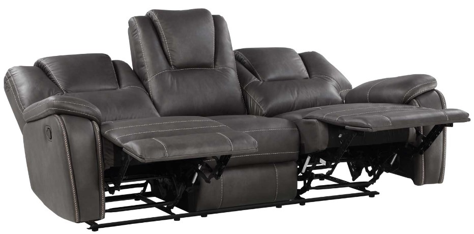 Steve Silver Co. Katrine 3-Piece Charcoal Manual Reclining Set | Bob ...