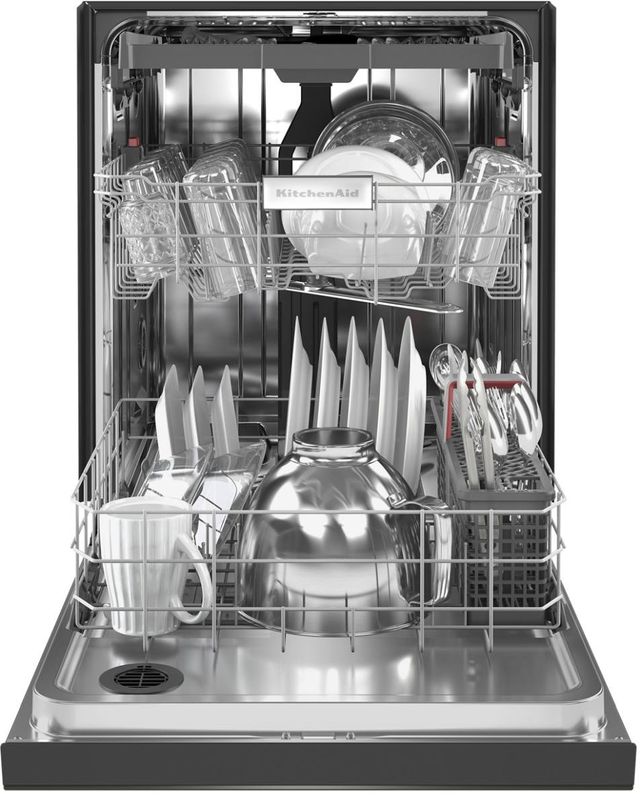 KitchenAid® 24" Stainless Steel with Printshield Built In Dishwasher 2