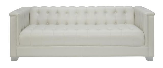 Coaster® Chaviano Pearl White Sofa 1