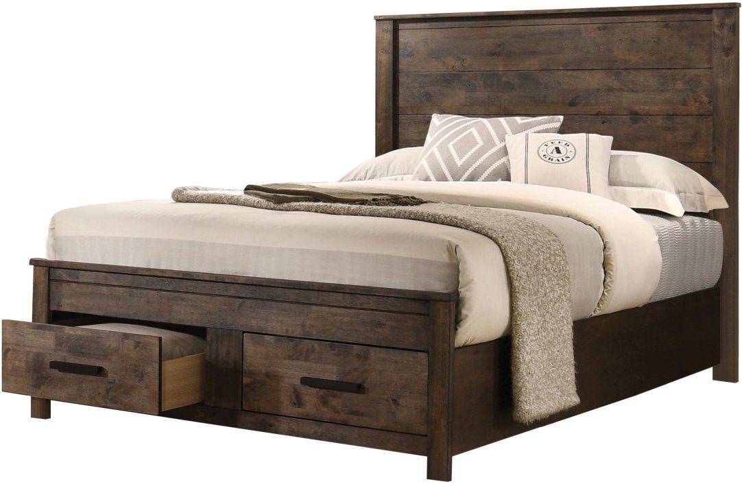 eastern king storage bed