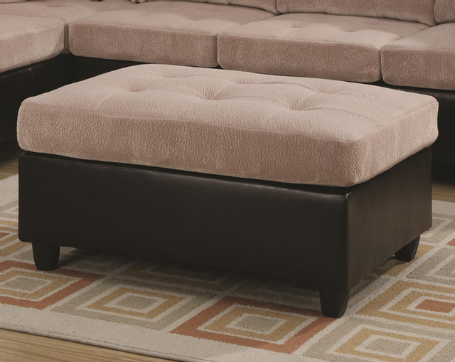 Coaster L-STATIONARY SECTIONAL-OTTOMAN
