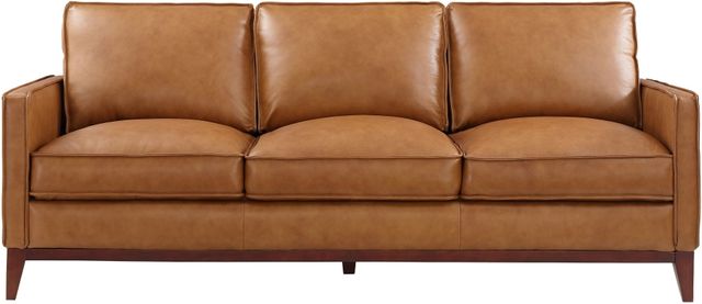 Leather Italia™ Newport Camel Leather Sofa