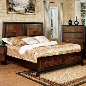 Furniture of America® Patra Acacia/Walnut California King Bed