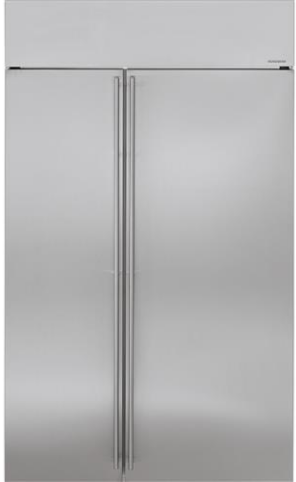 Monogram® 29.9 Cu. Ft. Built In Side By Side Refrigerator-Stainless Steel