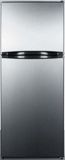 Summit® 9.8 Cu. Ft. Top Freezer Refrigerator-Stainless Steel