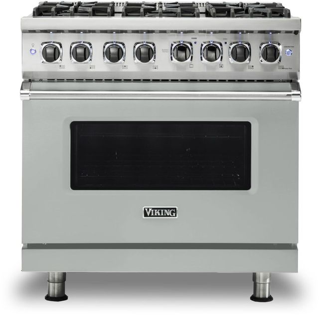 Viking® Professional 5 Series 36" Stainless Steel Pro Style Dual Fuel Range 15