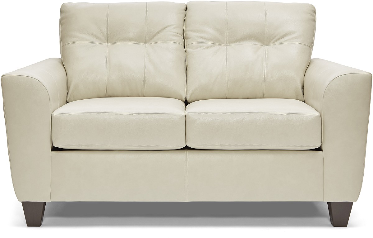 Lane® Home Furnishing Chadwick Soft Touch Cream Leather Loveseat