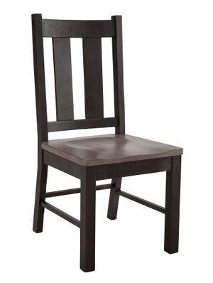 Archbold Furniture Grayson Maple Driftwood/Onyx Side Chair