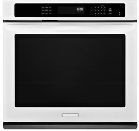 KitchenAid® Architect® Series II 27" Electric Single Oven Built In-White
