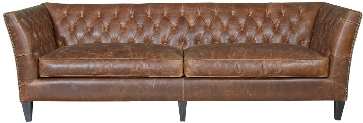 Universal Explore Home™ Curated Sheridan Chestnut All Leather Duncan Sofa