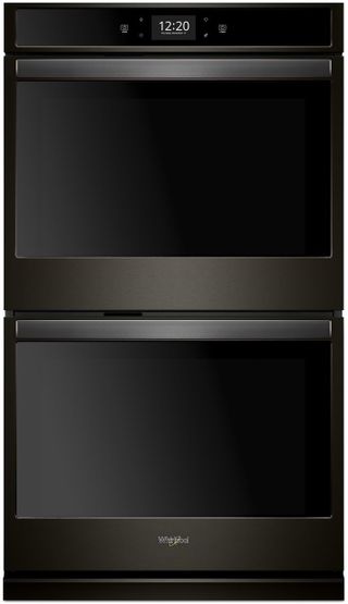 Whirlpool® 27" Print Resist Black Stainless Electric Built In Double Oven